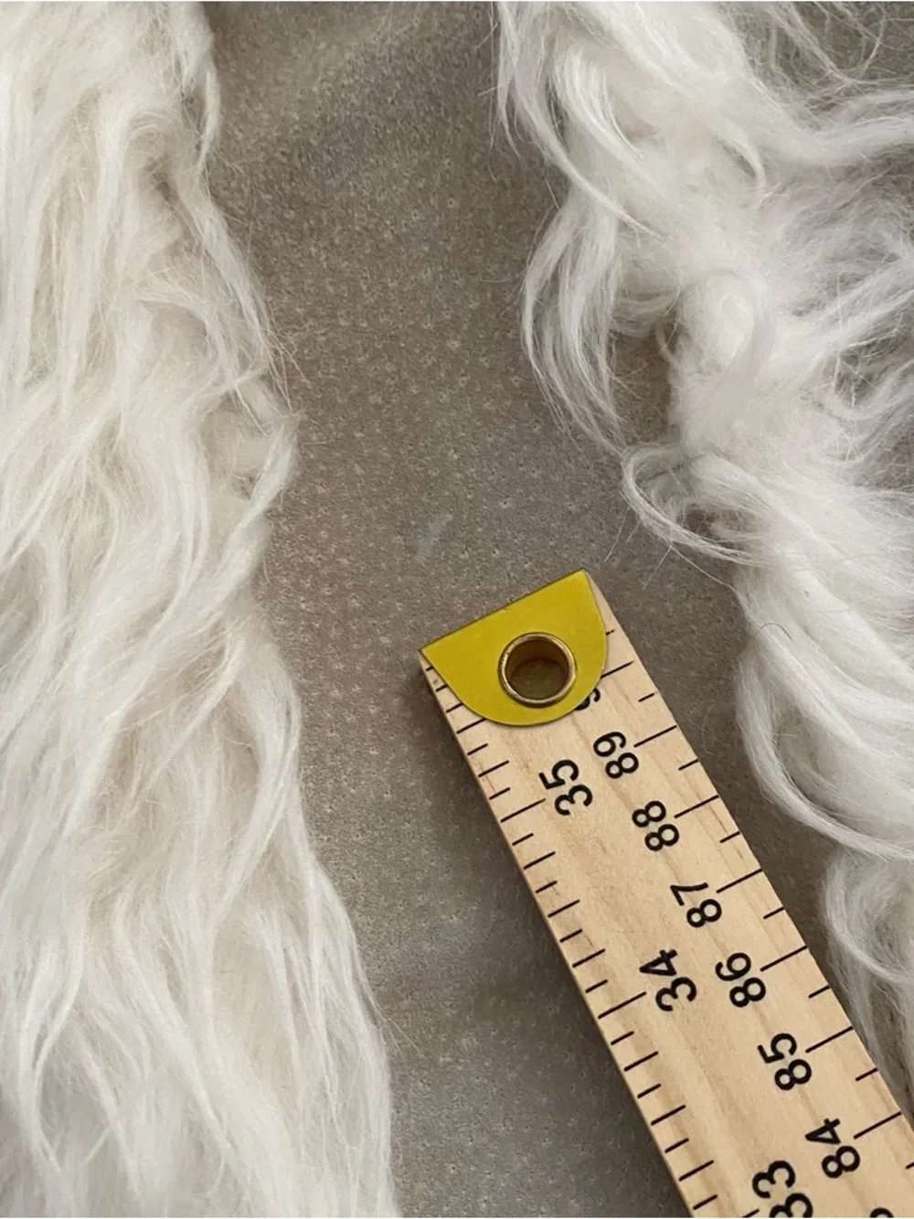 Vintage Suede Faux Fur Vest Boho Western - Picture 8 of 12